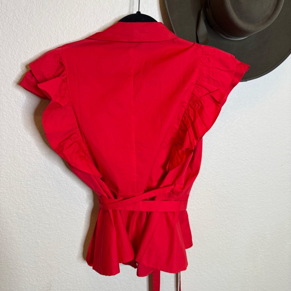 NWT J Brooks Boutique peplum wrap top XXXL - Picture 4 of 6